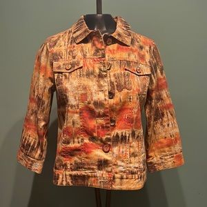 Chico’s Linen Stretch Jacket